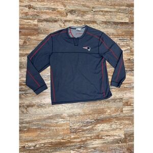 Mens Tommy Bahama New England Patriots Reversible Pull Over Sweater Size XL